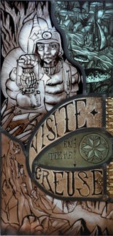 vitrail contemporain art bd jules verne terre creuse charles forzinetti