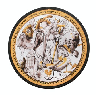 vitrail copie religieux saint antoine peinture verre restauration jura bourgogne franche comte atelier 630