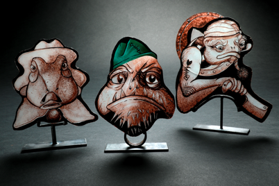 vitrail contemporain art sculpture verre poisson pilote histoire bd charles forzinetti