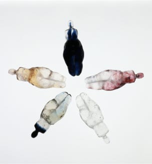 pate verre venus prehistoire sculpture art gwenola hatet